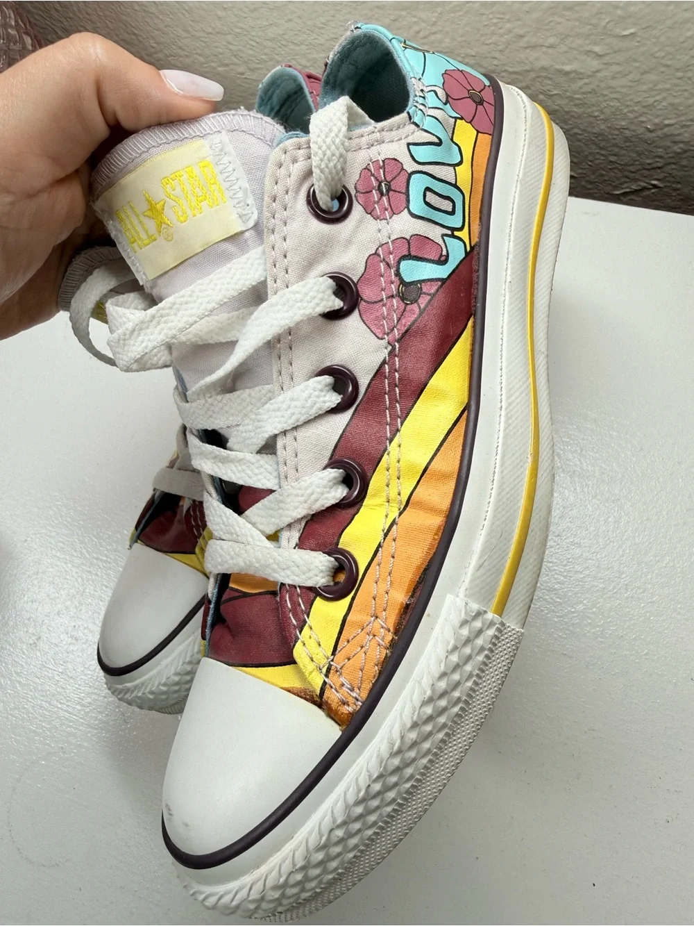 Converse Kids Low Top Sneakers - White, Blue, Yellow, Pink, Maroon